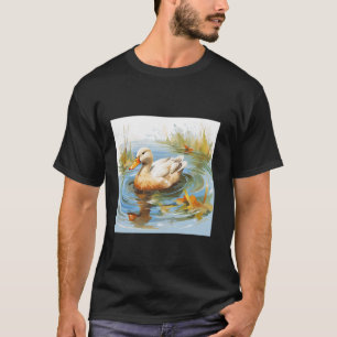 retro anka Pintail Anka Cute Anka Watercolor Anka T Shirt