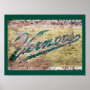 Retro Ann Arbor Michigan Vernors väggvintage Poster