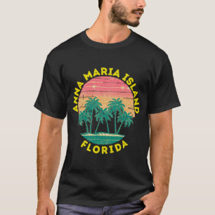Retro Anna Maria Island Vacation Souvenir Handflat T Shirt
