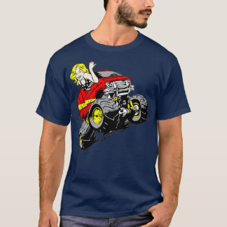 Retro-Anpassningsbar 4x4 van T Shirt
