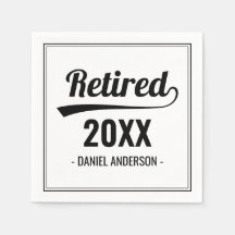 Retro Anpassningsbar År Svarta och vita Pension Pa