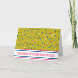 Retro Anpassningsbar Business QR Code Corporate Go Helgkort