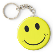 Retro Ansikte Bright Gult Smile