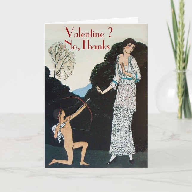 RETRO ANTI ALLA HJÄRTANS DAG DAY RED VAX SEAL MONO HELGKORT (Framsida)