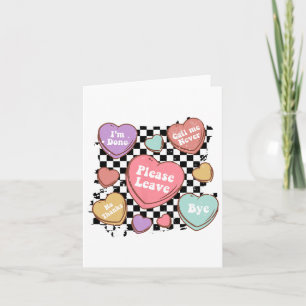 Retro Anti Valentines Rolig Alla Hjärtans Dag Godi Kort