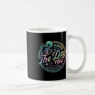 Retro-antitrumpen har samma dag som du röstade för kaffemugg