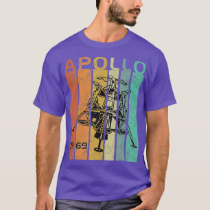 Retro Apollo 11 50-årsdagen för landning av Mån T Shirt