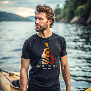 Retro Apostle Islands Kayaking T Shirt