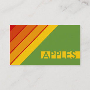 REtro APPLES Visitkort