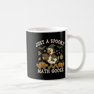 Retro är bara en taloky Math Goose Witch Teacher H Kaffemugg