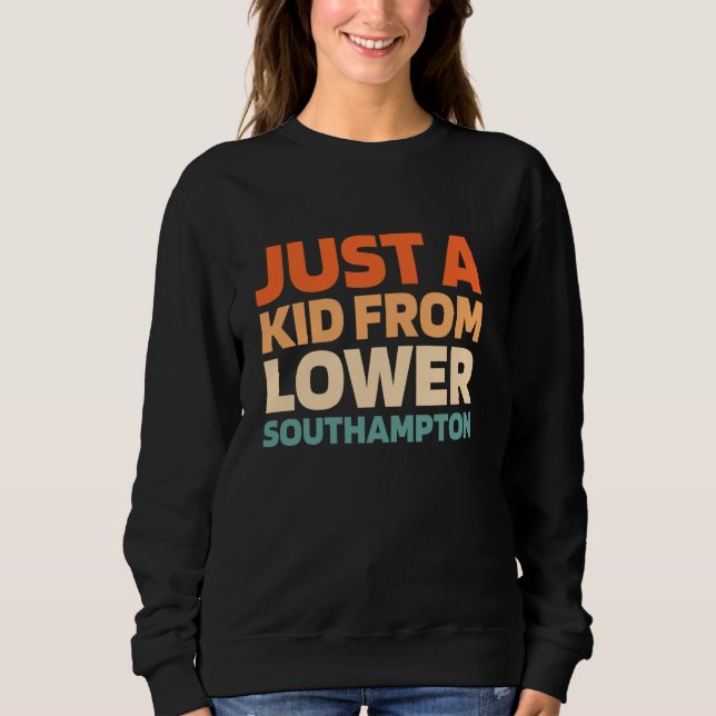 Retro är bara ett barn från Pennsylvania Lower Sou T Shirt (Framsida)
