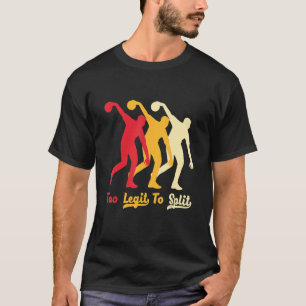 Retro är för benat för att dela citattecken för Co T Shirt