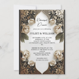 Retro Arabiska exotiska, feta möbeldysdyr Inbjudningar