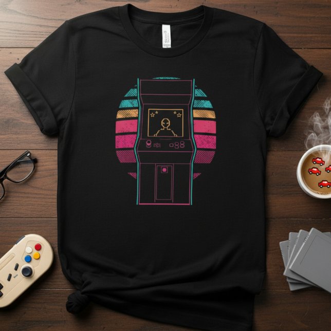 Retro Arcade Cabinet T Shirt (Skapare uppladdad)