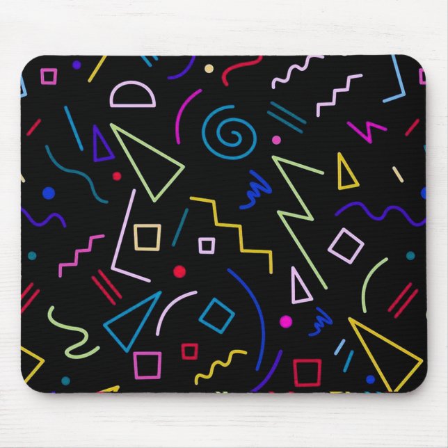 Retro Arcade Carpet Non Slip Mousepad #1-1 Musmatta (Framsidan)