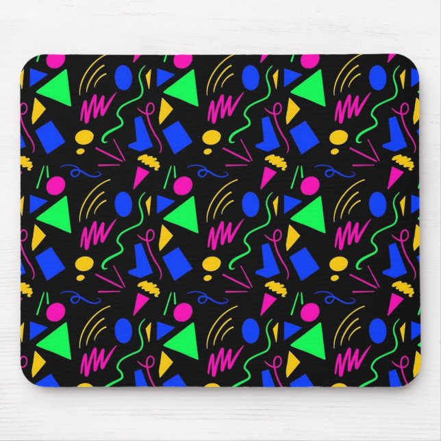 Retro Arcade Carpet Non Slip Mousepad #1-2 Musmatta (Framsidan)