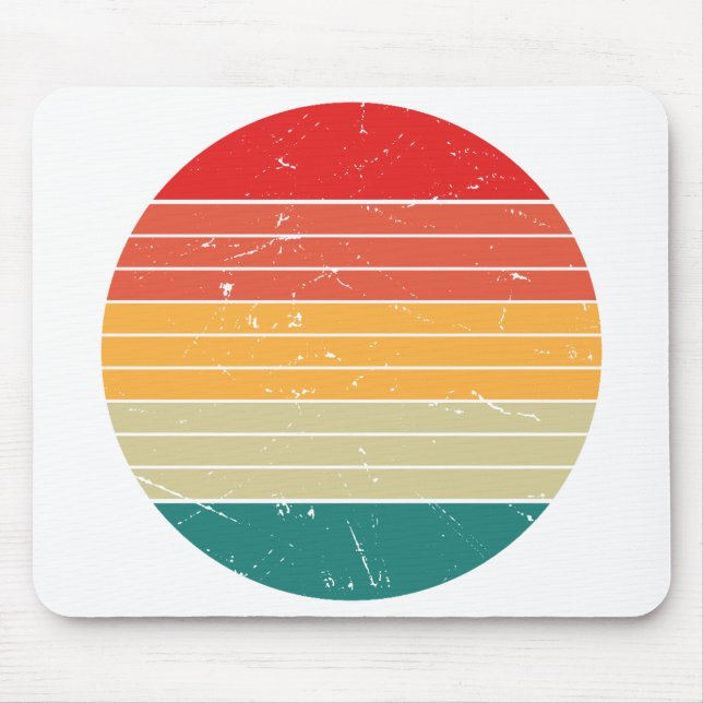 Retro Arcade Colorful Mousepad Design Musmatta (Framsidan)