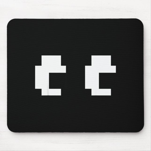 Retro Arcade Game Ghost Eyes Halloween Group Costu Musmatta (Framsidan)