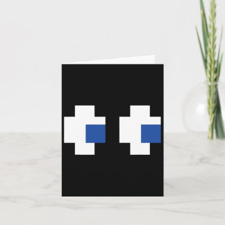 Retro Arcade Gaming Halloween Ghost partnergrupp Kort