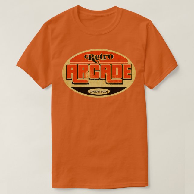 Retro Arcade Player T Shirt (Design framsida)