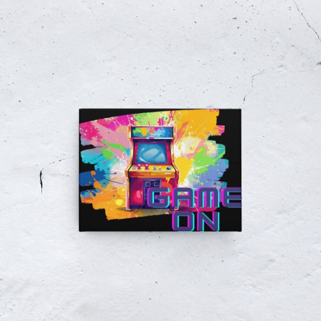 Retro Arcade-spel på Canvas Art (Skapare uppladdad)