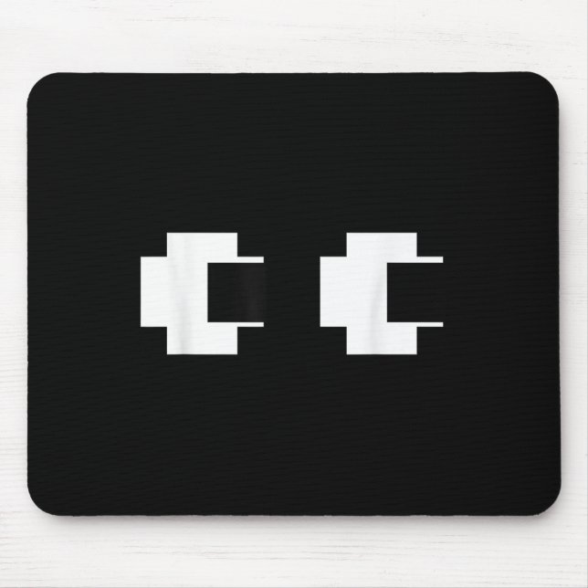 Retro Arcade Video Game Ghost Eyes Halloween Group Musmatta (Framsidan)