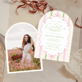 Retro Arch Hand Drawn Grad Party 2026 Inbjudningar