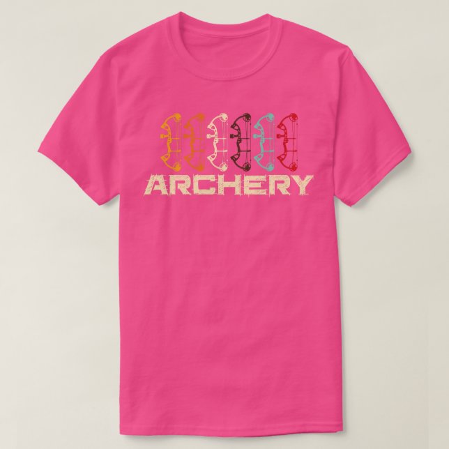 Retro Archery I Bow I Archer T Shirt (Design framsida)