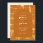 Retro Arches and Bends and Linjer Gult Bröllop Inbjudningar<br><div class="desc">Retro Arches and Bends and Linjer Gult Bröllop Suite</div>