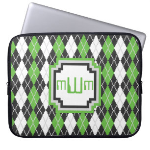 Retro Argyle Laptop sleeve