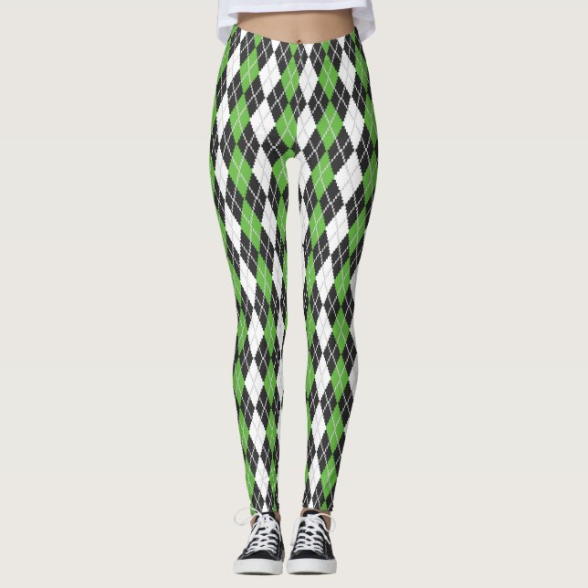 Retro Argyle Leggings (Framsida)