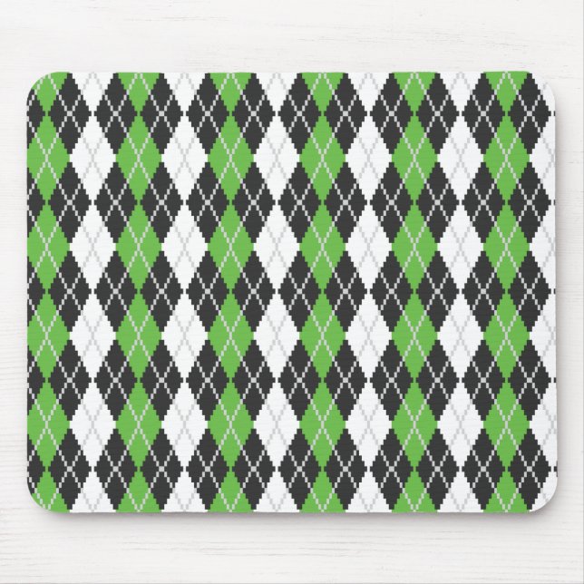 Retro Argyle Mousepad Musmatta (Framsidan)