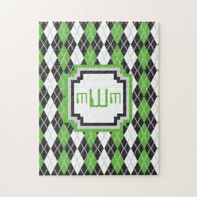 Retro Argyle Puzzle Pussel (Vertikal)