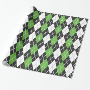 Retro Argyle som slår in papper Presentpapper