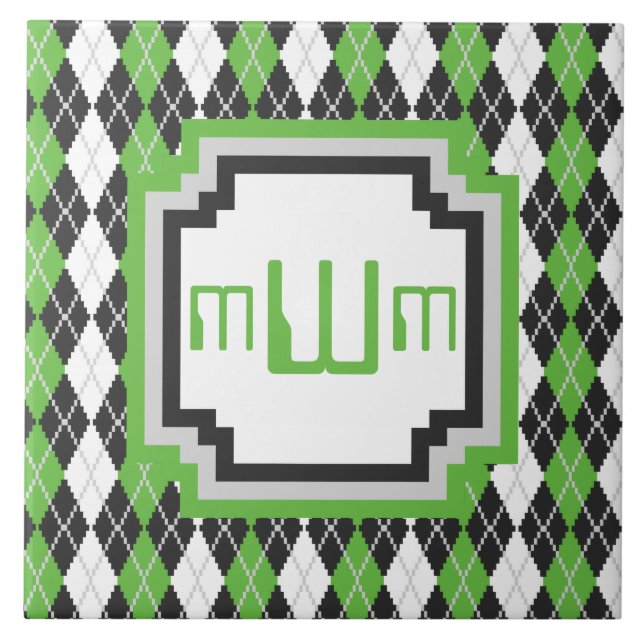 Retro Argyle Tile Kakelplatta (Framsidan)