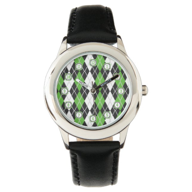 Retro Argyle Watch Armbandsur (Framsida)