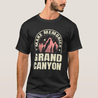 Retro Arizona Hiking Grand Canyon National Park Gr T Shirt