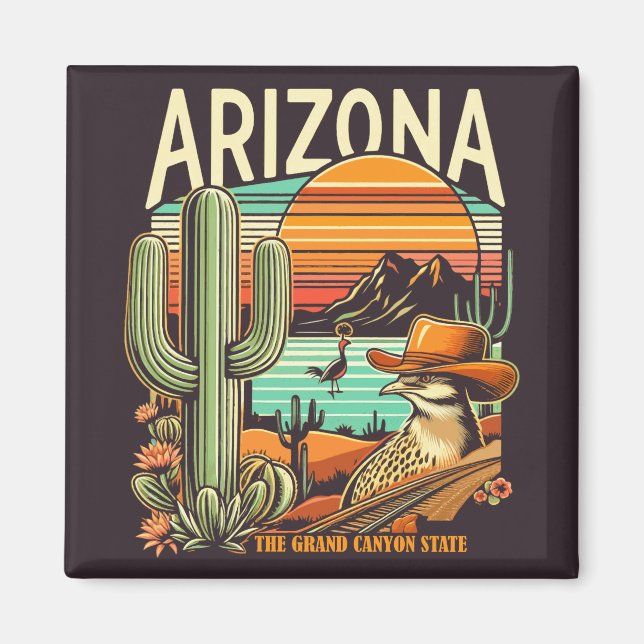 Retro Arizona Magnet (Framsidan)