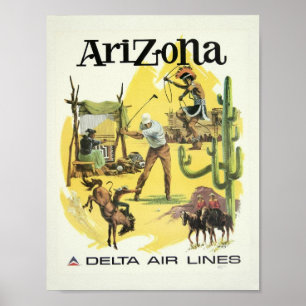 Retro Arizona reser vintage för advertizingkonst Poster