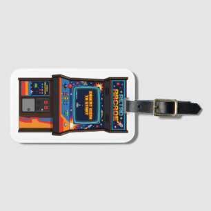 Retro Arkadspel iPhone 17 Pro Max-fodral Bagagebricka