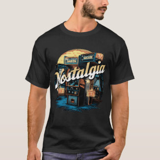 Retro arkadspel Videospel Nostalgi pojke pojke T Shirt