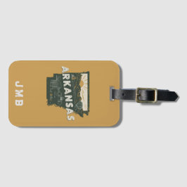 Retro Arkansas State Personlig Bagagebricka