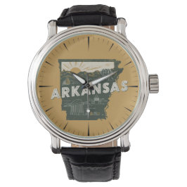 Retro Arkansas-tillstånd Armbandsur