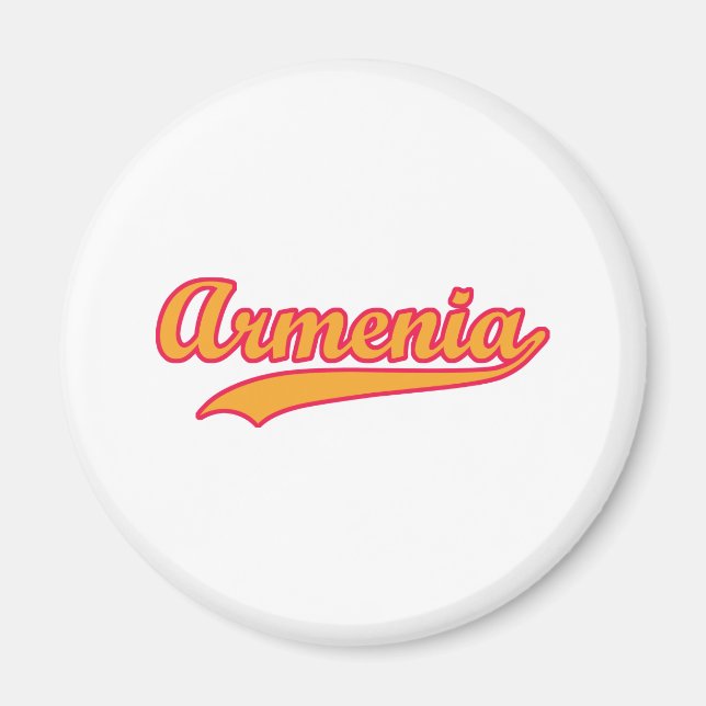 Retro Armenia Magnet (Framsidan)