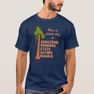 Retro Armstrong Redwoods State naturreservat Oran T Shirt