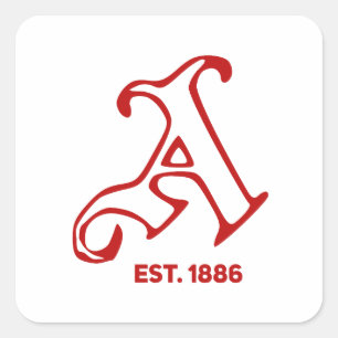 Retro Arsenal Fyrkantigt Klistermärke