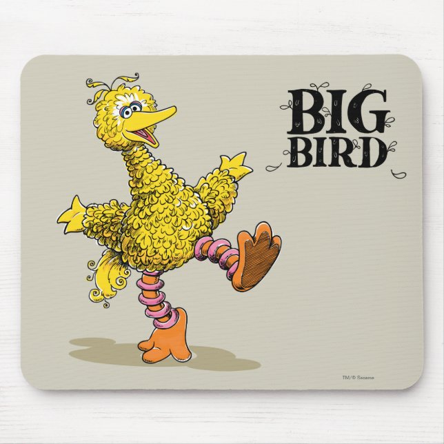 Retro Art Big Bird Musmatta (Framsidan)