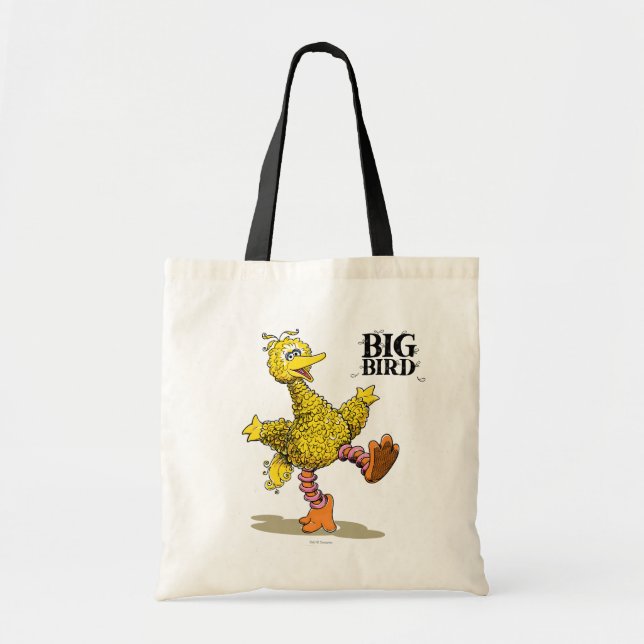Retro Art Big Bird Tygkasse (Framsidan)