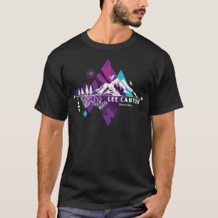 Retro Art Boho Lee Canyon Ski Hoodie T Shirt