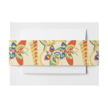 Retro Art Deco Geometrisk Blommig Affischkonst